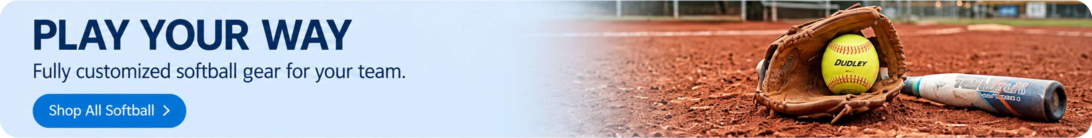 Play your way — fully customized softball gear for your team